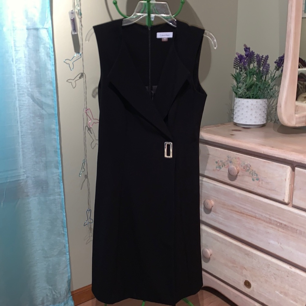 Calvin Klein wrap around dress